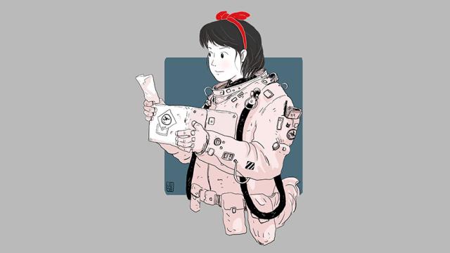 Fine Art: Kiki’s Deep Space Delivery Service