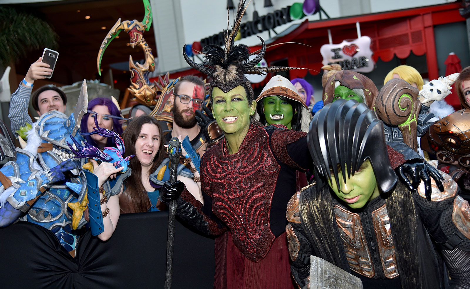 Jamie Lee Curtis Also Cosplayed At The Warcraft Premiere