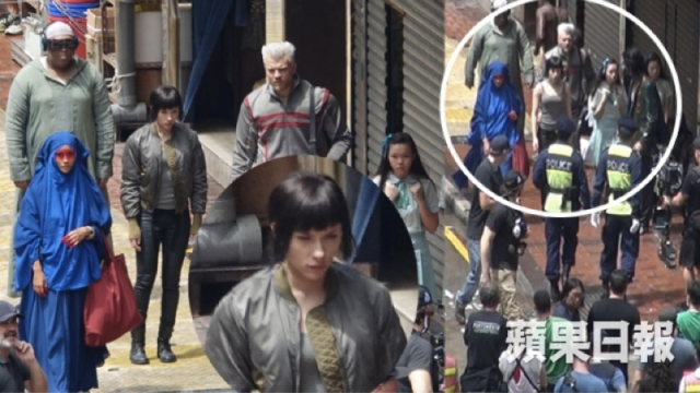 Scarlett Johansson Spotted In Ghost In The Shell Costume In Hong Kong [UPDATE]