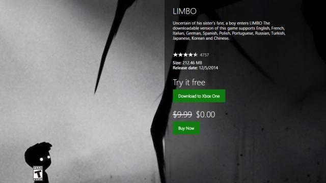 Limbo Is Currently Free On Xbox