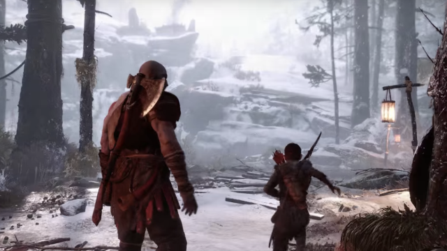 The New God Of War Has A Button Dedicated To Your Kid