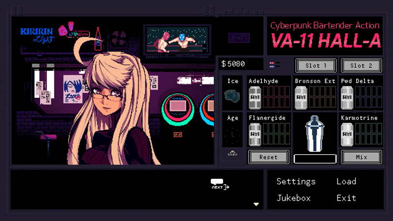 Cyberpunk Bartending Game Mixes Waifus With Great Storytelling
