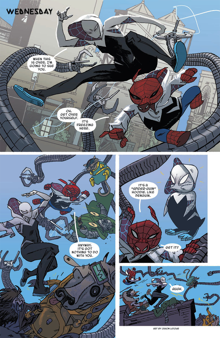 Spider-Gwen Had Better Really Have A Penguin Counterpart Named Spider-Guin