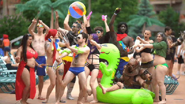 Colossalcon Is One Big Cosplay Pool Party