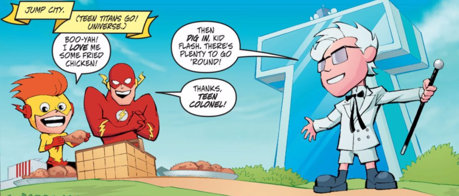 DC’s New KFC Comic Turns Colonel Sanders Into Fried Chicken Jesus
