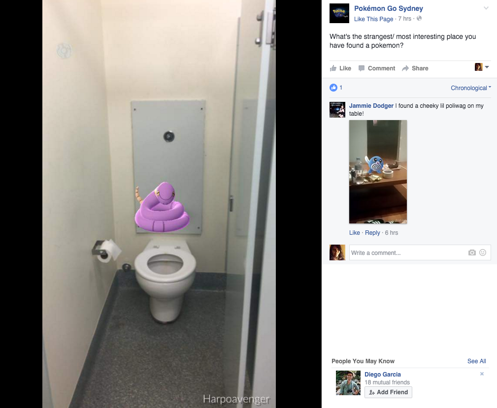 Pokémon GO Players Love Catching Monsters On Their Toilets