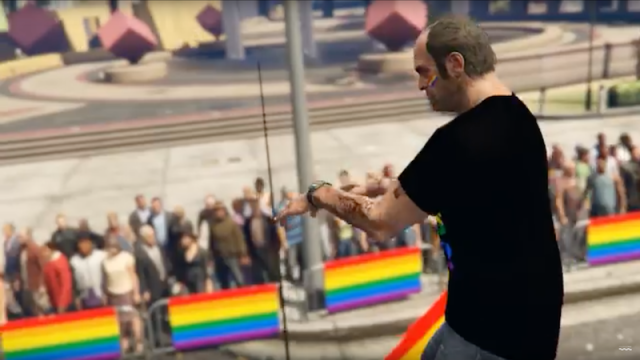 GTA V Getting LGBT Pride Parade Mod