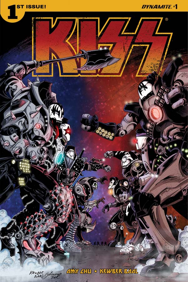 KISS Returns To Comics For A Sci-Fi Epic And Yes, Those Are Totally Giant KISS Robots