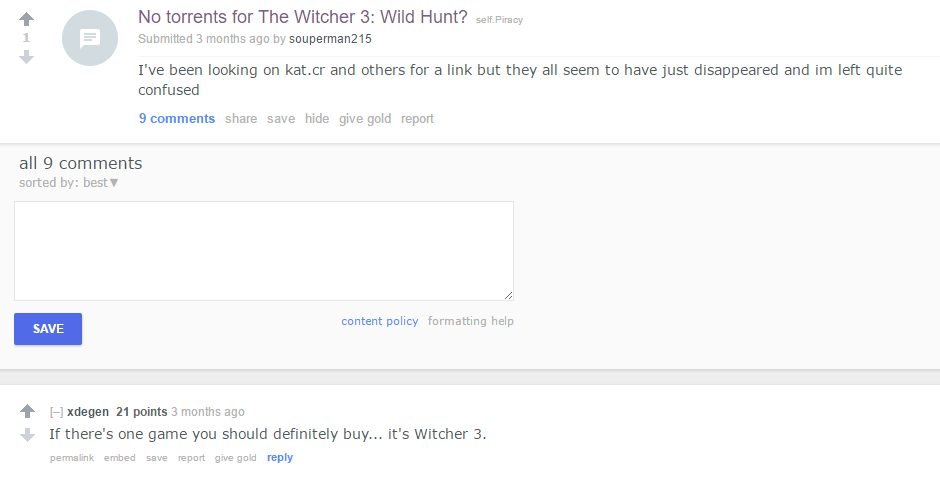 Some Real Talk On Piracy From A Witcher 3 Dev