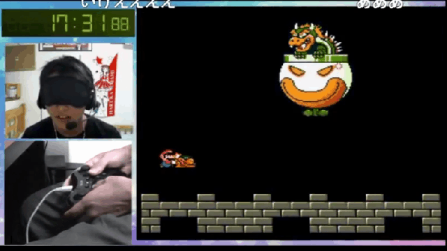 A New World Record For Beating Super Mario World While Blindfolded