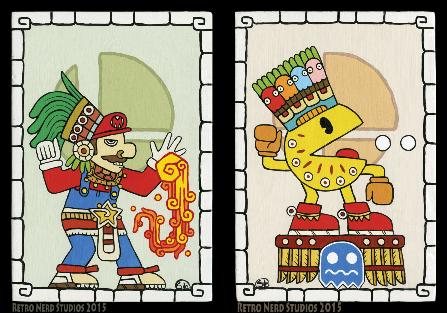 Artist Reimagines Smash 4 Characters In Mayan Style