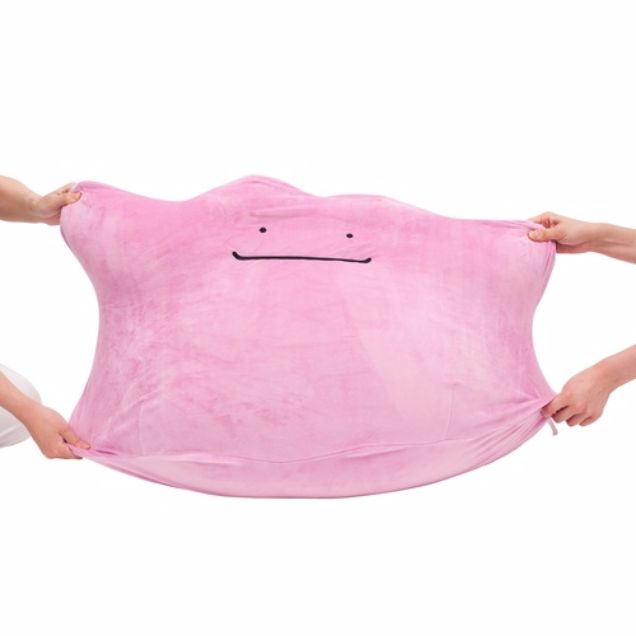 Giant Ditto Pokemon Cushion You Can Cuddle 