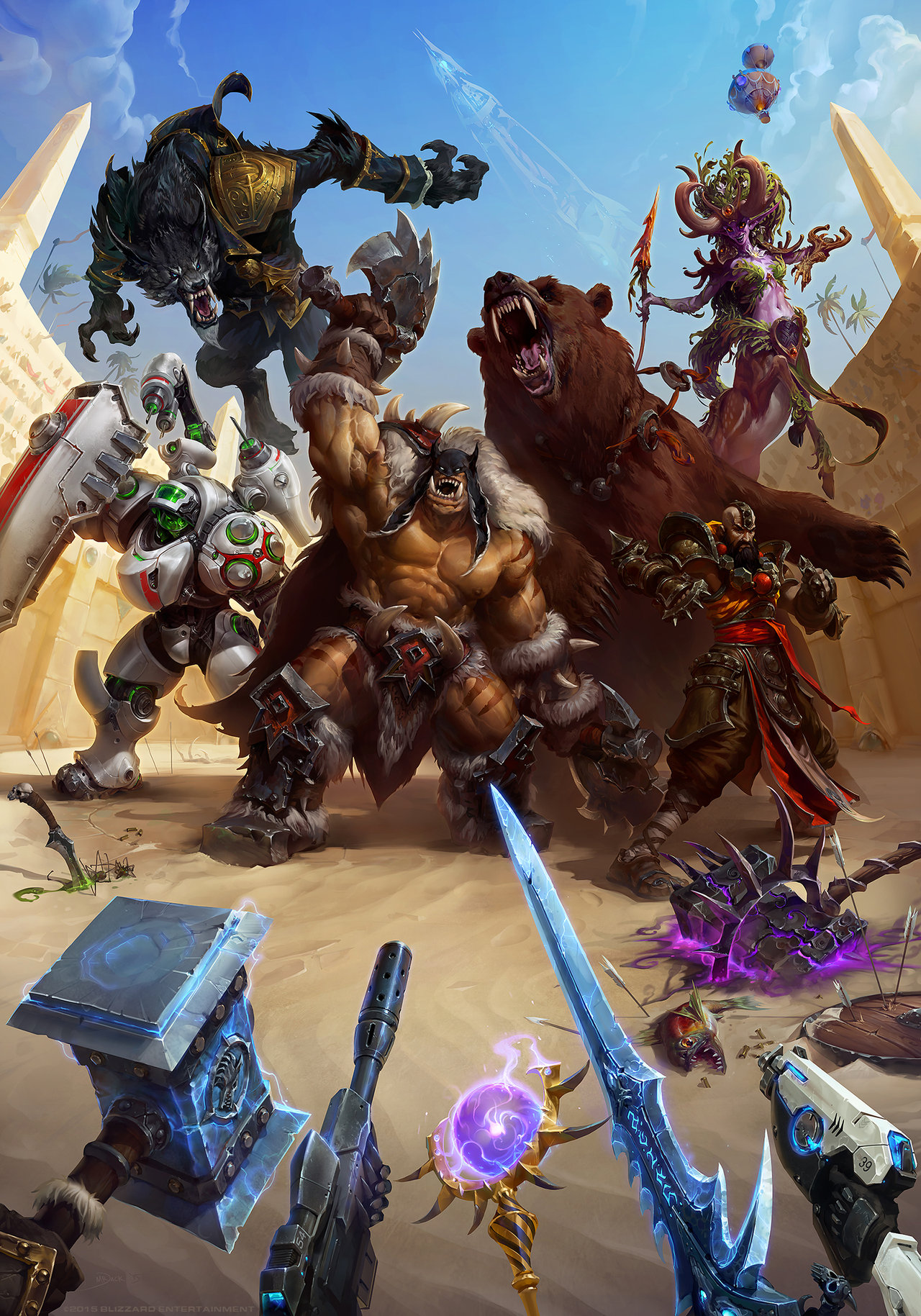 Fine Art: The Heroes Of The Storm