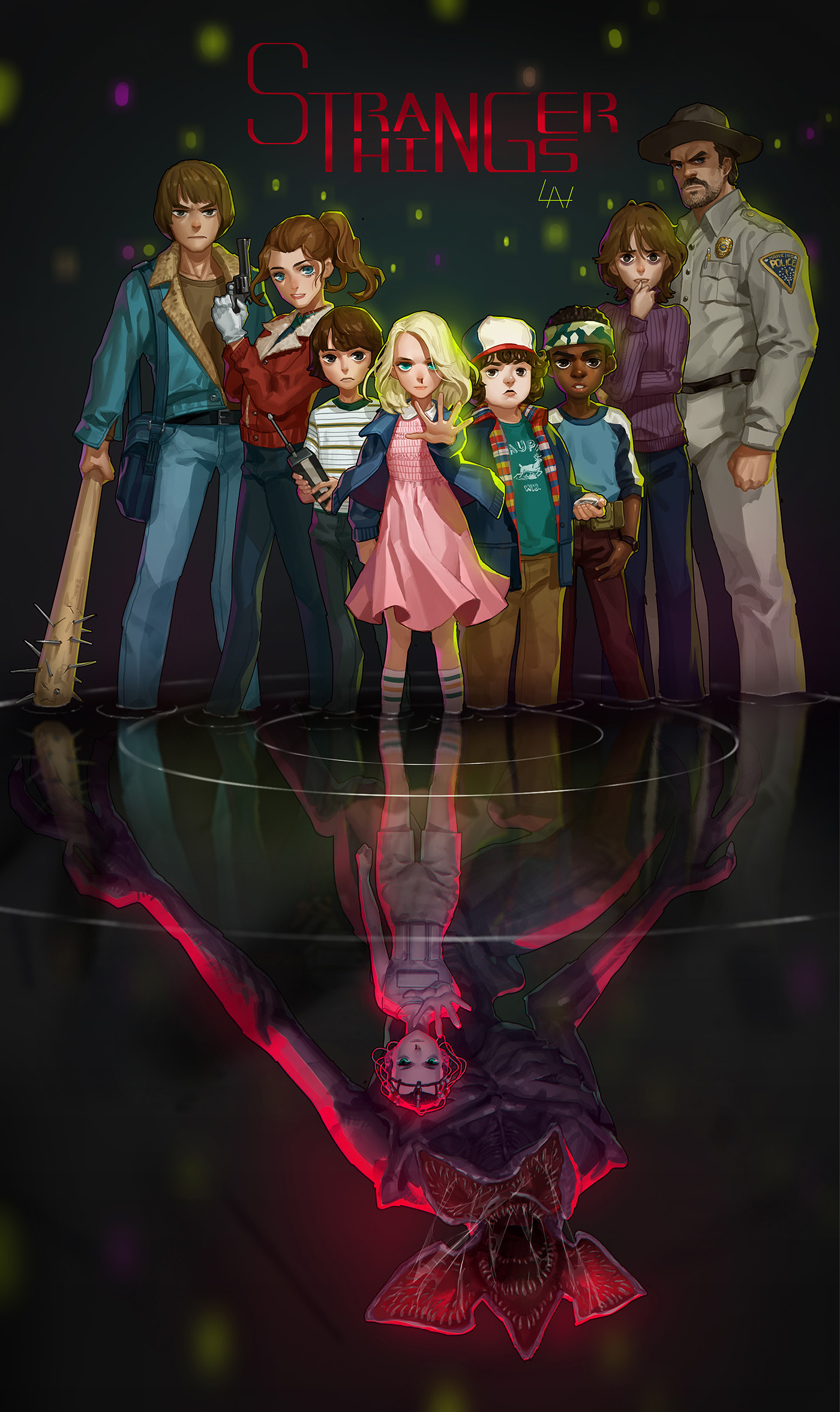 Fine Art: A Stranger Things Anime Is Not The Worst Idea