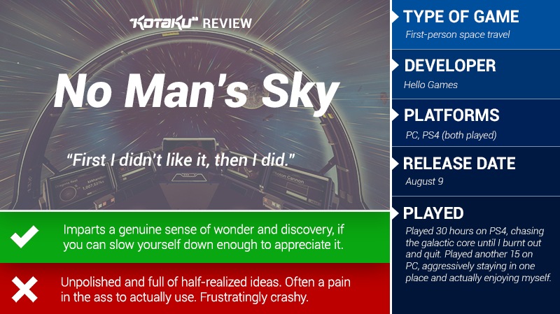 No Man’s Sky: The Kotaku Review