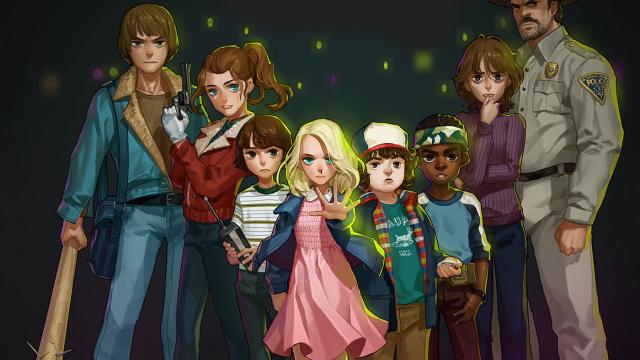 Fine Art: A Stranger Things Anime Is Not The Worst Idea