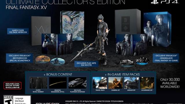 The $270 ‘Ultimate’ Version Of Final Fantasy XV Doesn’t Come With A Season Pass