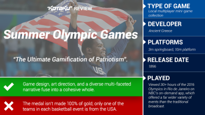 The Olympic Summer Games: The Kotaku Review