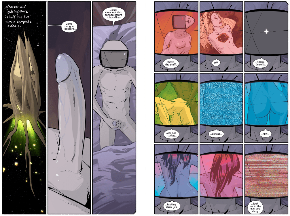 Saga Is The Best Comic Because It Shows Evil Robots Jacking Off [NSFW]