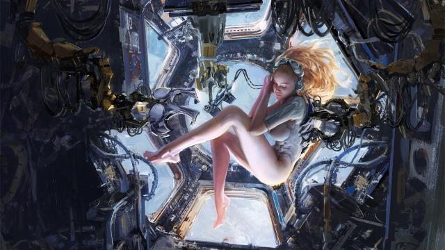 Fine Art: In Space, No One Can Hear You Relax