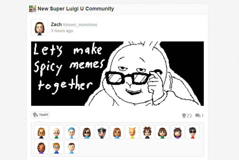 Luigi’s Miiverse Community Has Become A Shitposter’s Paradise In 2016