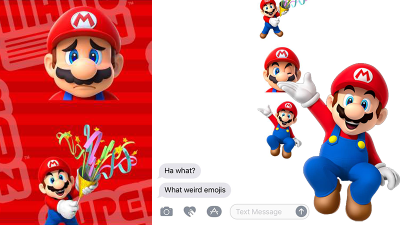 Super Mario iMessage Stickers Seem Like A Good Reason To Upgrade To iOS 10 