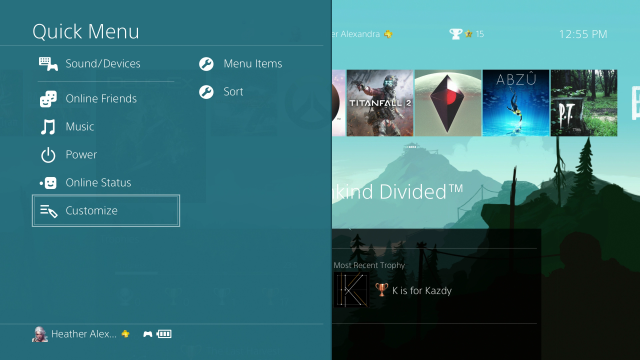 The PS4’s New Quick Menu Is A Nice Improvement 