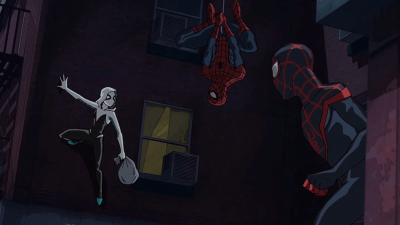 Spider-Gwen Swings Into Action In The First Footage From Her Animated Debut