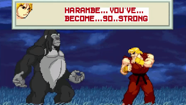 Someone Put Harambe In Street Fighter, Because Why Not