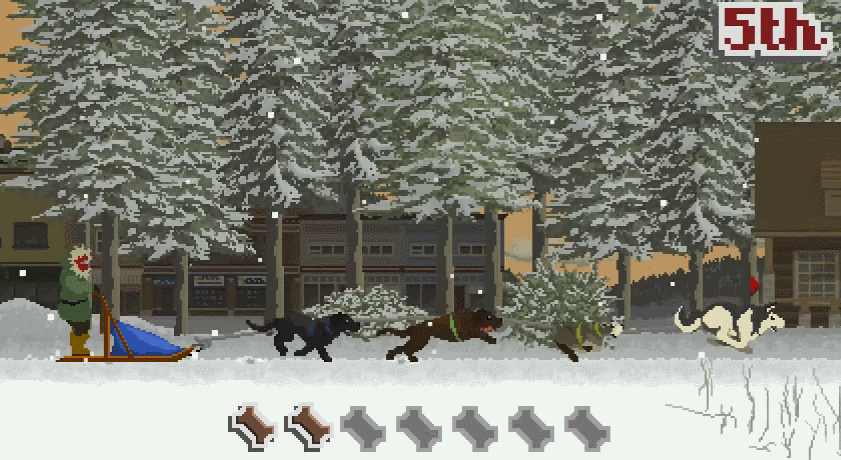 Race Into The Wilderness With Dog Sled Saga 