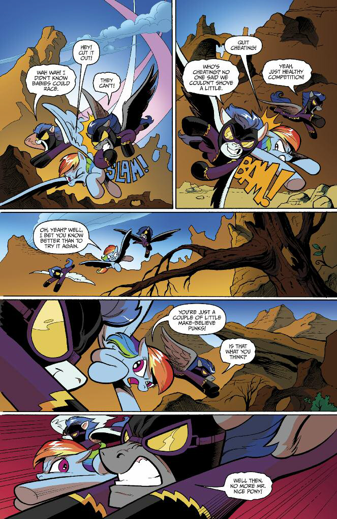 It’s Dash Vs The Shadowbolts In Chapter One Of The Guardians Of Harmony Comic Book