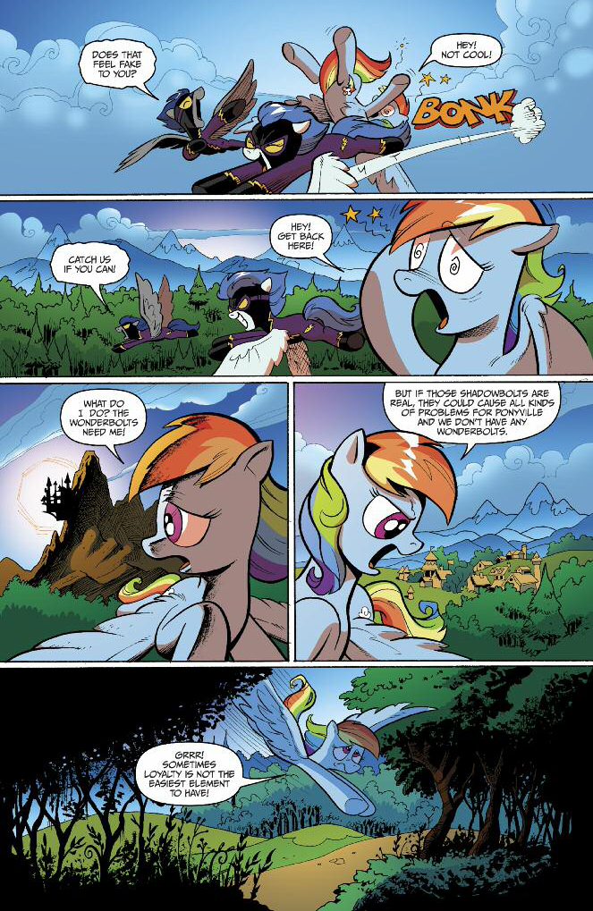 It’s Dash Vs The Shadowbolts In Chapter One Of The Guardians Of Harmony Comic Book