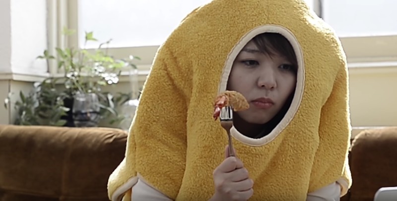 Look Like A Fried Shrimp With This Japanese Sleeping Bag