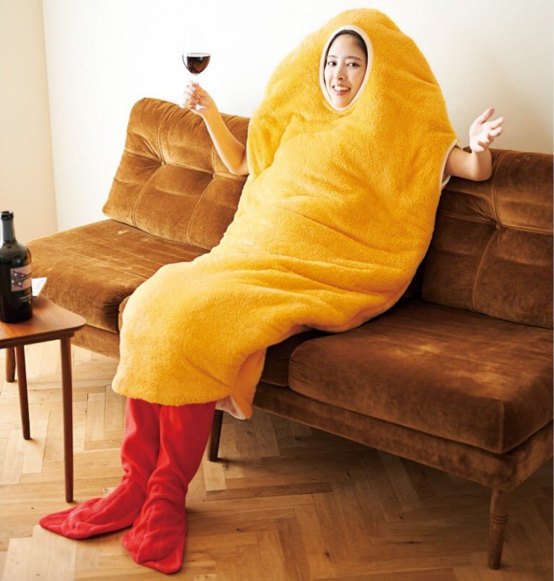 Look Like A Fried Shrimp With This Japanese Sleeping Bag