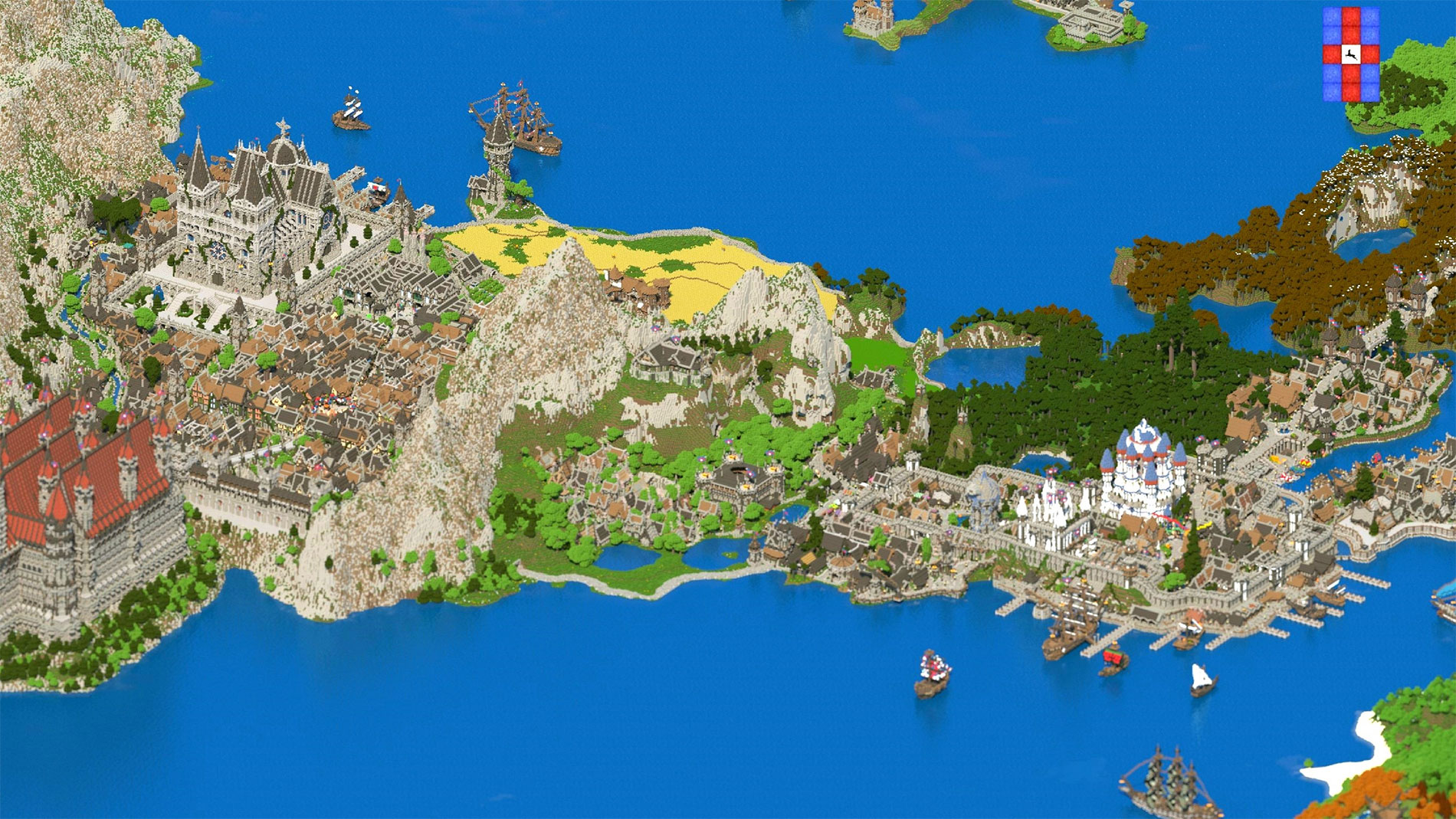 Dude Spends 4.5 Years Building Fantasy Kingdom In Minecraft