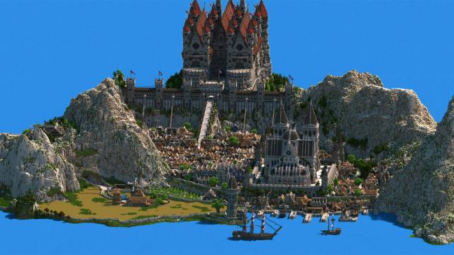 Dude Spends 4.5 Years Building Fantasy Kingdom In Minecraft