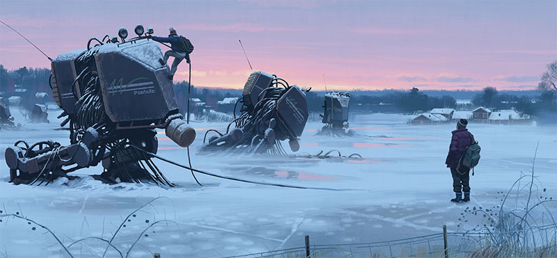 Fine Art: More Beautiful Sci-Fi Art From Simon Stålenhag