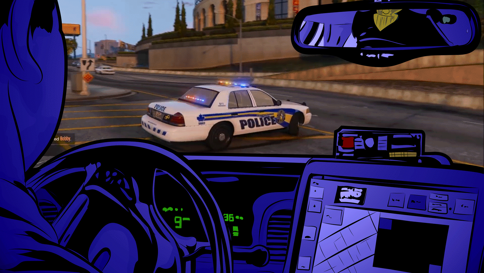 The cops and roleplayers of GTA Online