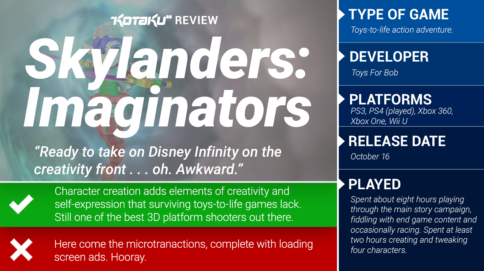 Skylanders: Imaginators: The Kotaku Review