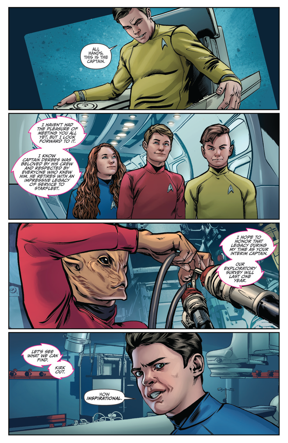 Captain Kirk Has A Surprising New Mission In The New Star Trek Comic