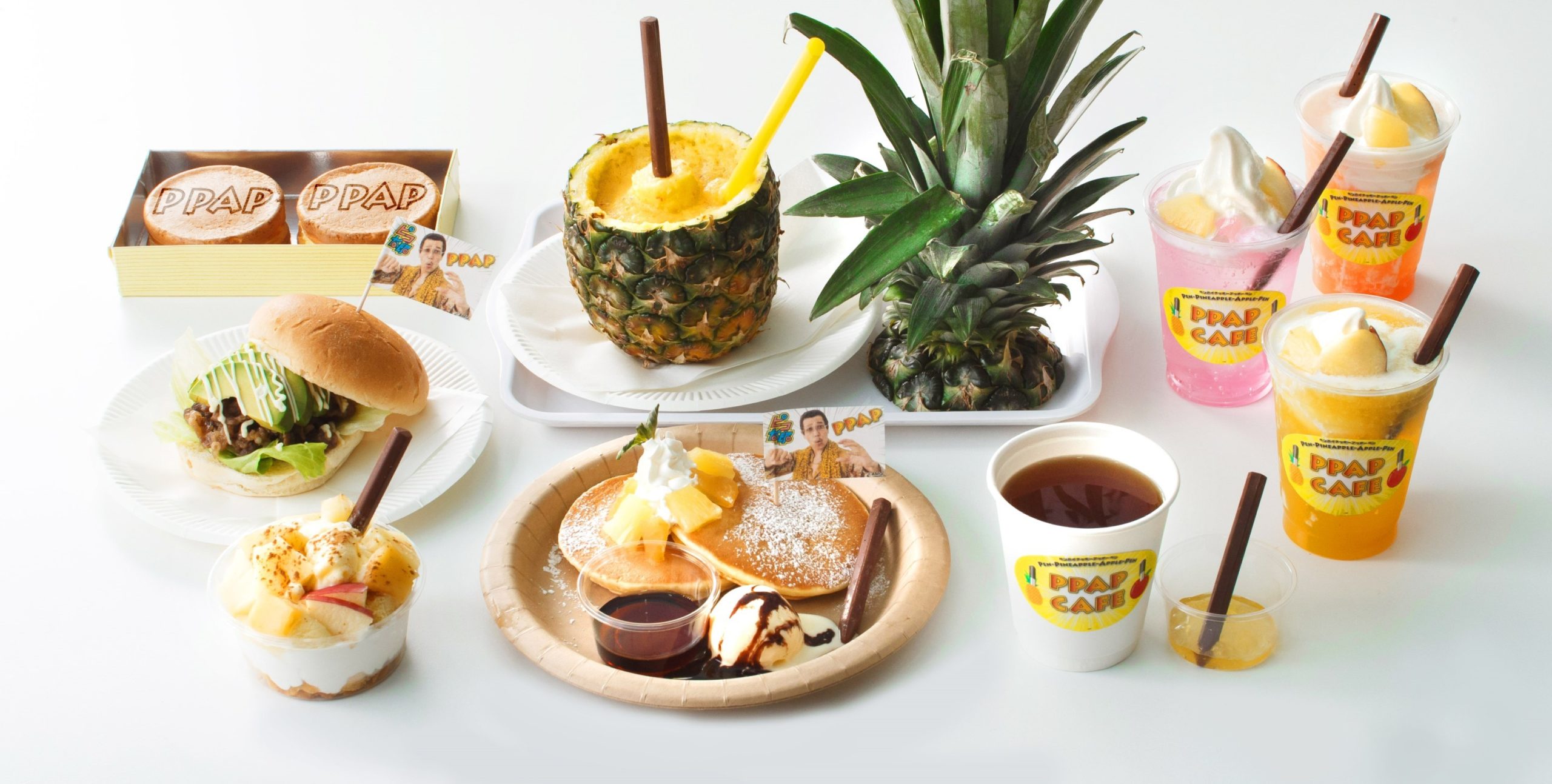 Pen-Pineapple-Apple-Pen Cafe Opening In Japan
