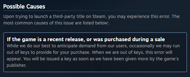 Steam Runs Out Of Keys For A Game, Keeps Selling It Anyway