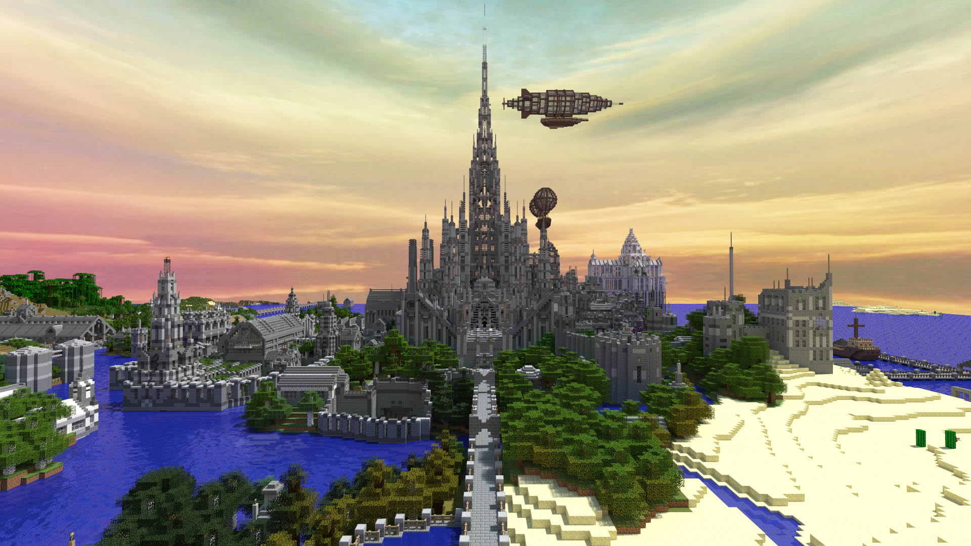 Guy Spends Five Years Building A Minecraft Castle