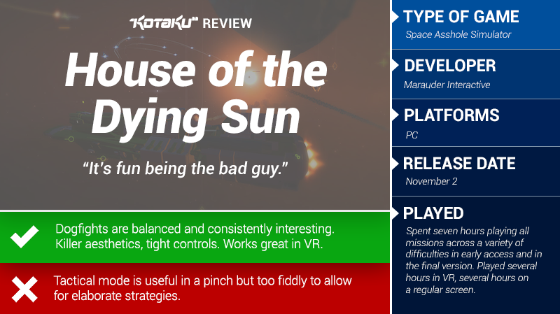 House Of The Dying Sun: The Kotaku Review