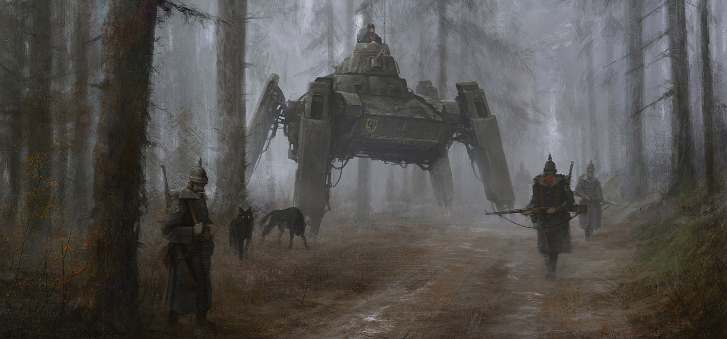 Fine Art: The 1920s Needed More Giant, Smoking Mechs