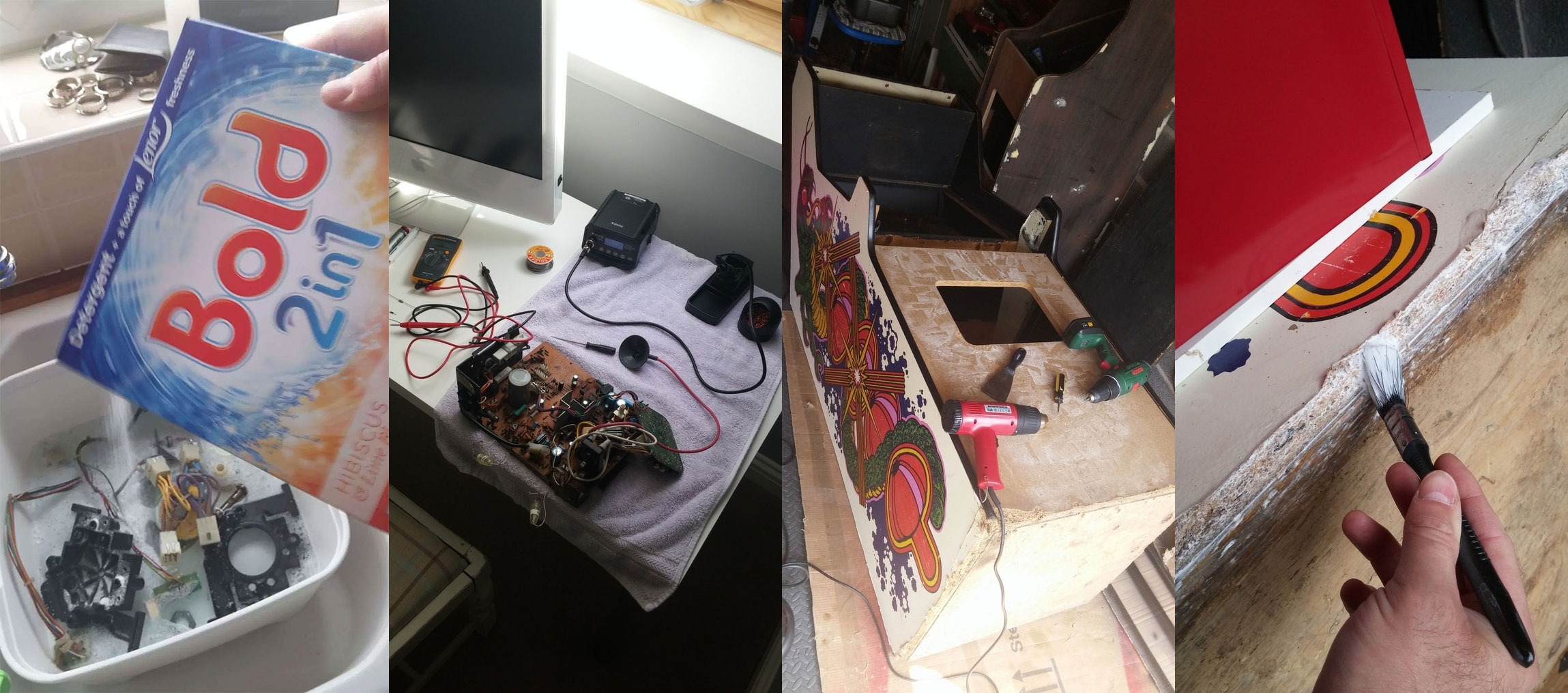 How A Filthy Old Arcade Cabinet Is Restored To Its Former Glory