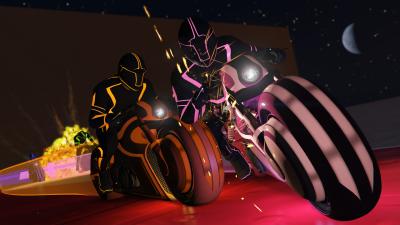 GTA Online, Now With Tron-Style Lightcycle Battles