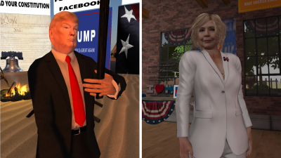 Here’s How The Presidential Election Is Playing Out In Second Life
