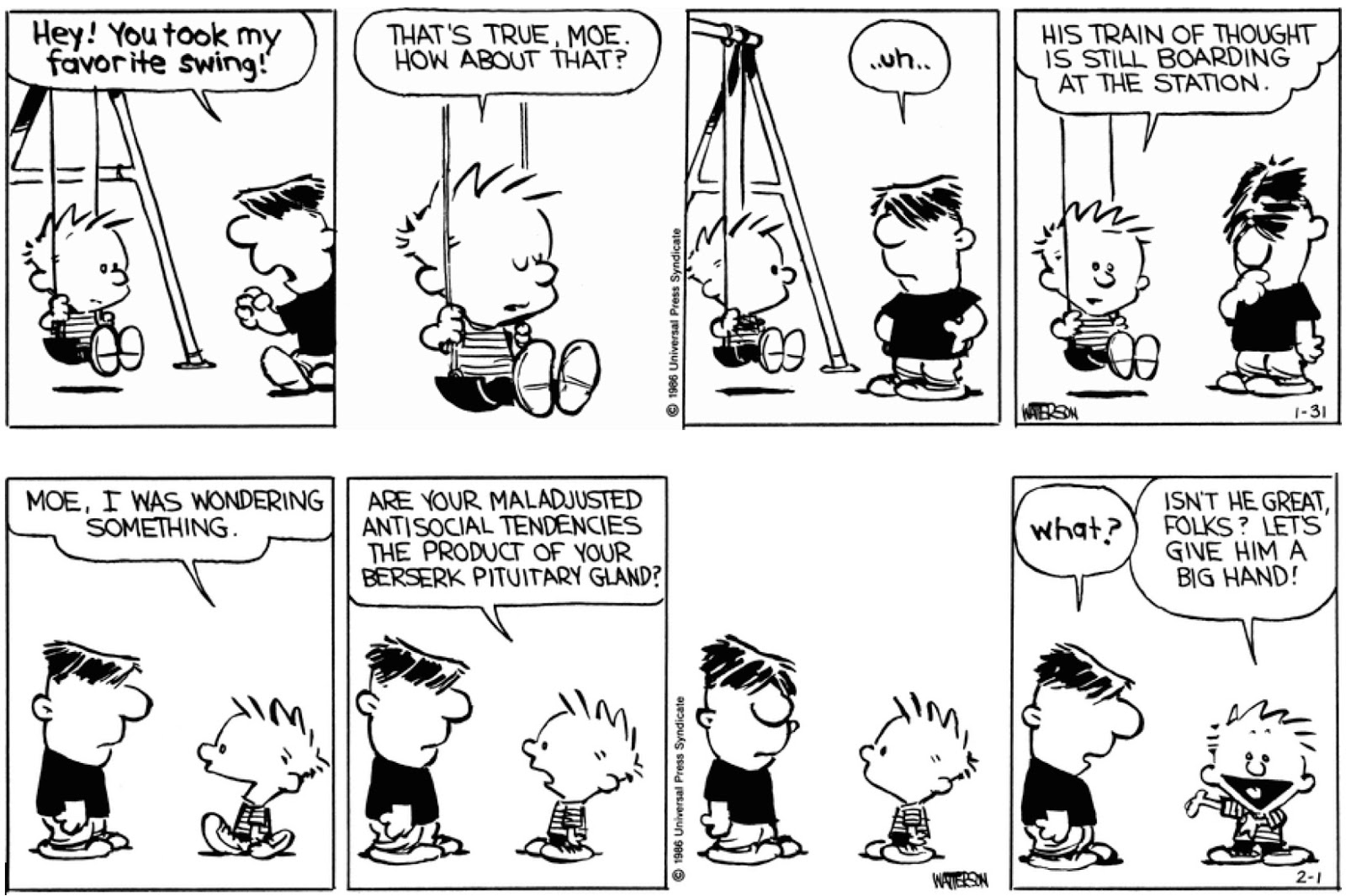 A String Of Upsetting Calvin & Hobbes Strips Told A Bold Story About Bullying