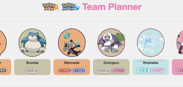 Pokemon Sun And Moon Planner Lets You Build The Perfect Team In Advance